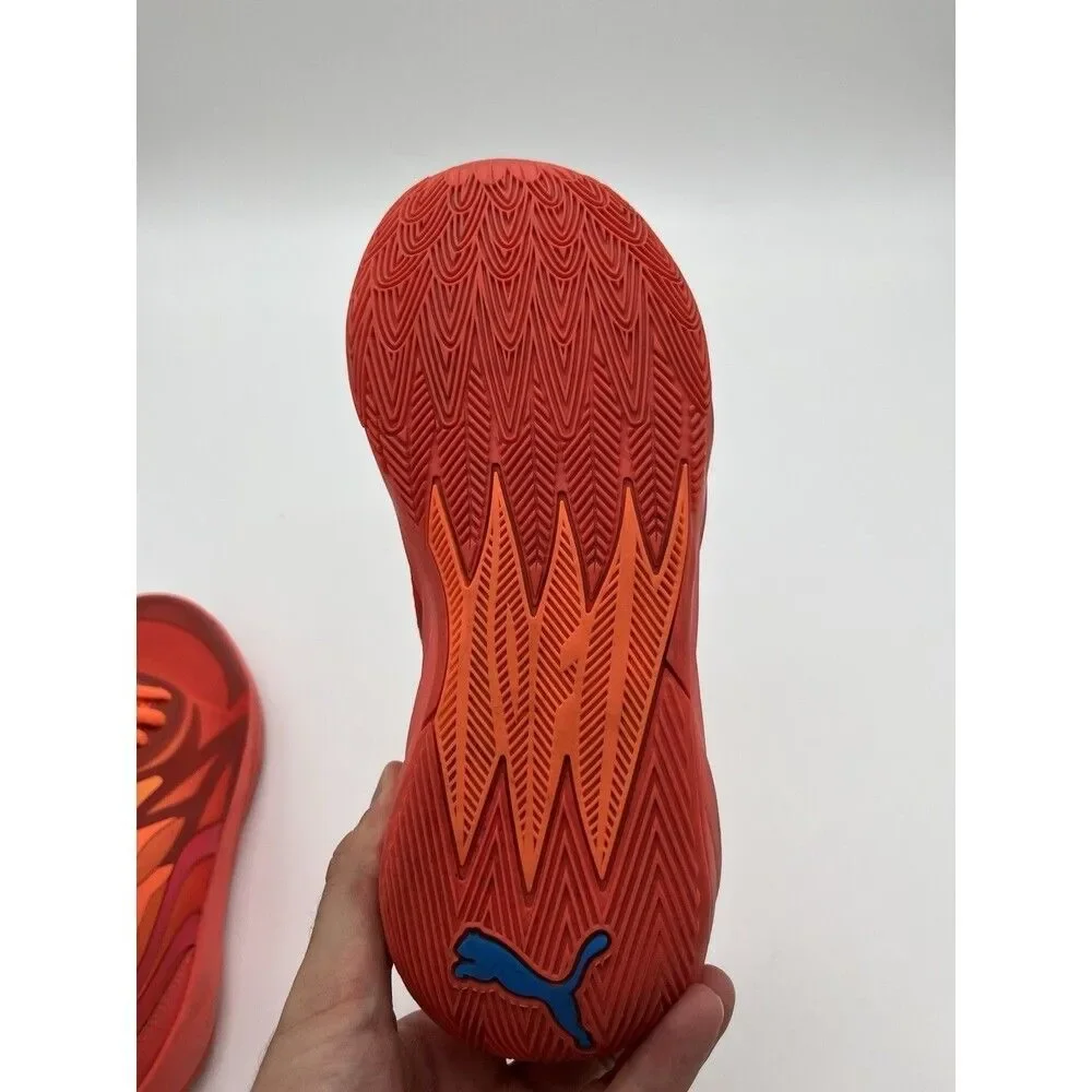 Size 6  - PUMA MB.02 LaMelo Ball - Fiery Coral - Ultra Orange 377403-01